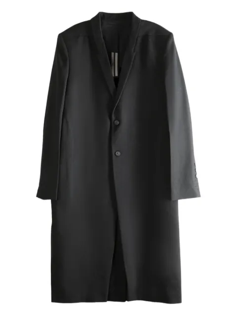 Rick Owens single-breasted coat 