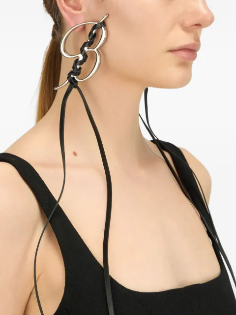 Blumarine B-Monogram drop earrings