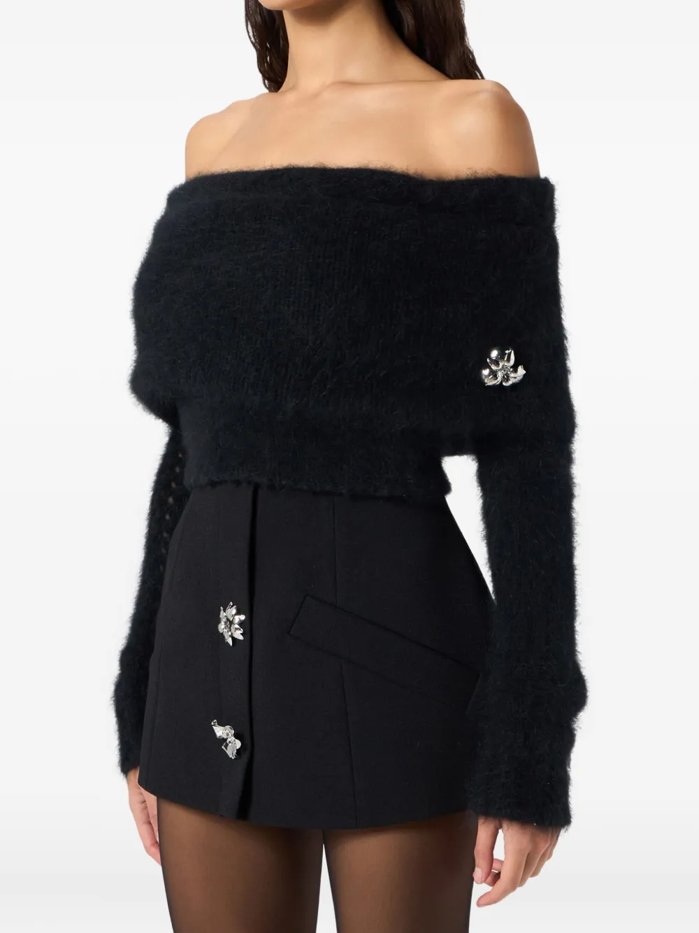 Blumarine Sweaters In Black