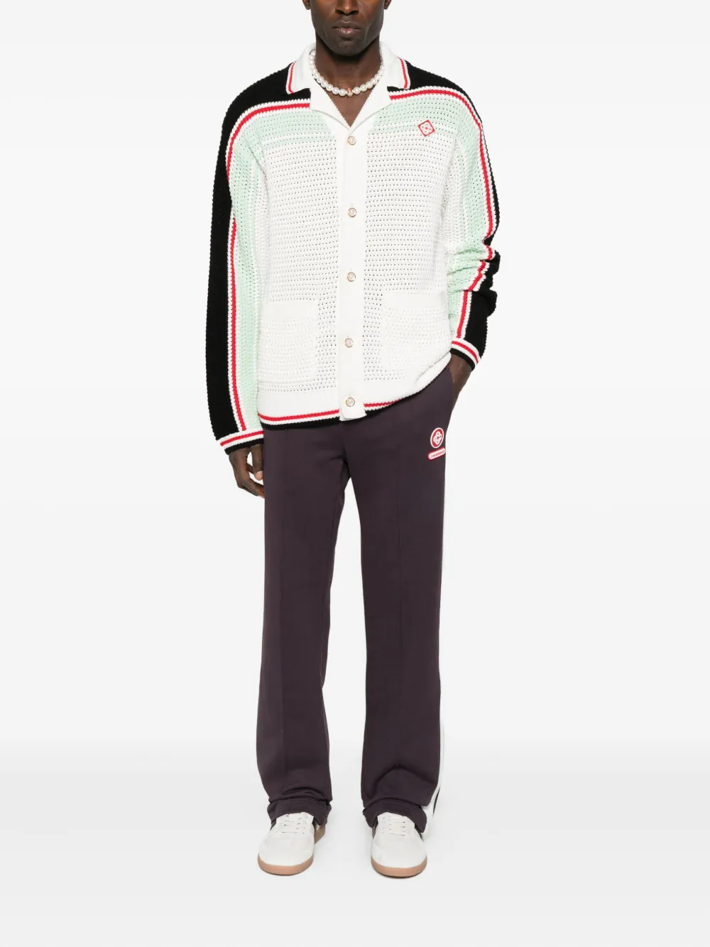 Casablanca side-stripe cotton trousers | Sweatpants | Image 2