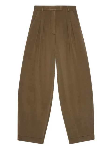 REMAIN pleated tapered trousers