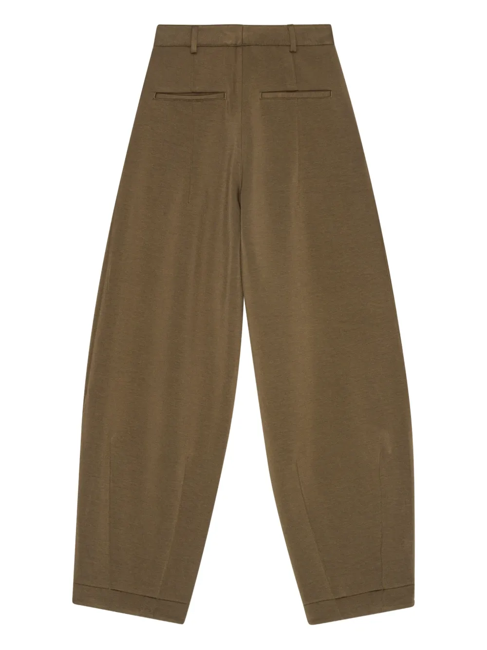 Remain Birger Christensen Pleated Tapered Trousers In Brown