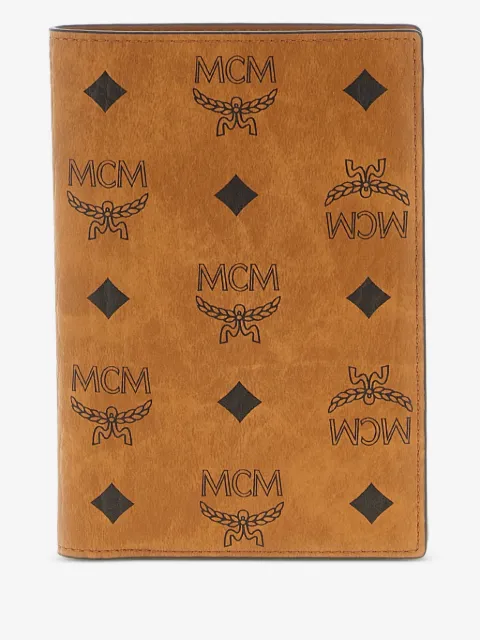MCM Ottomar monogram passport holder