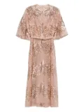 Elie Saab sequin-embellished midi dress - Pink