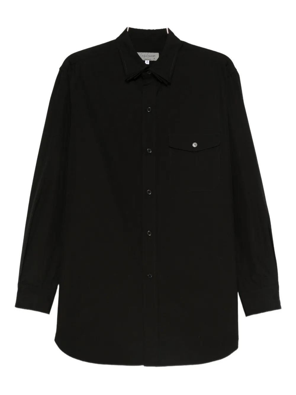 Yohji Yamamoto Button-fastening Shirt In Black