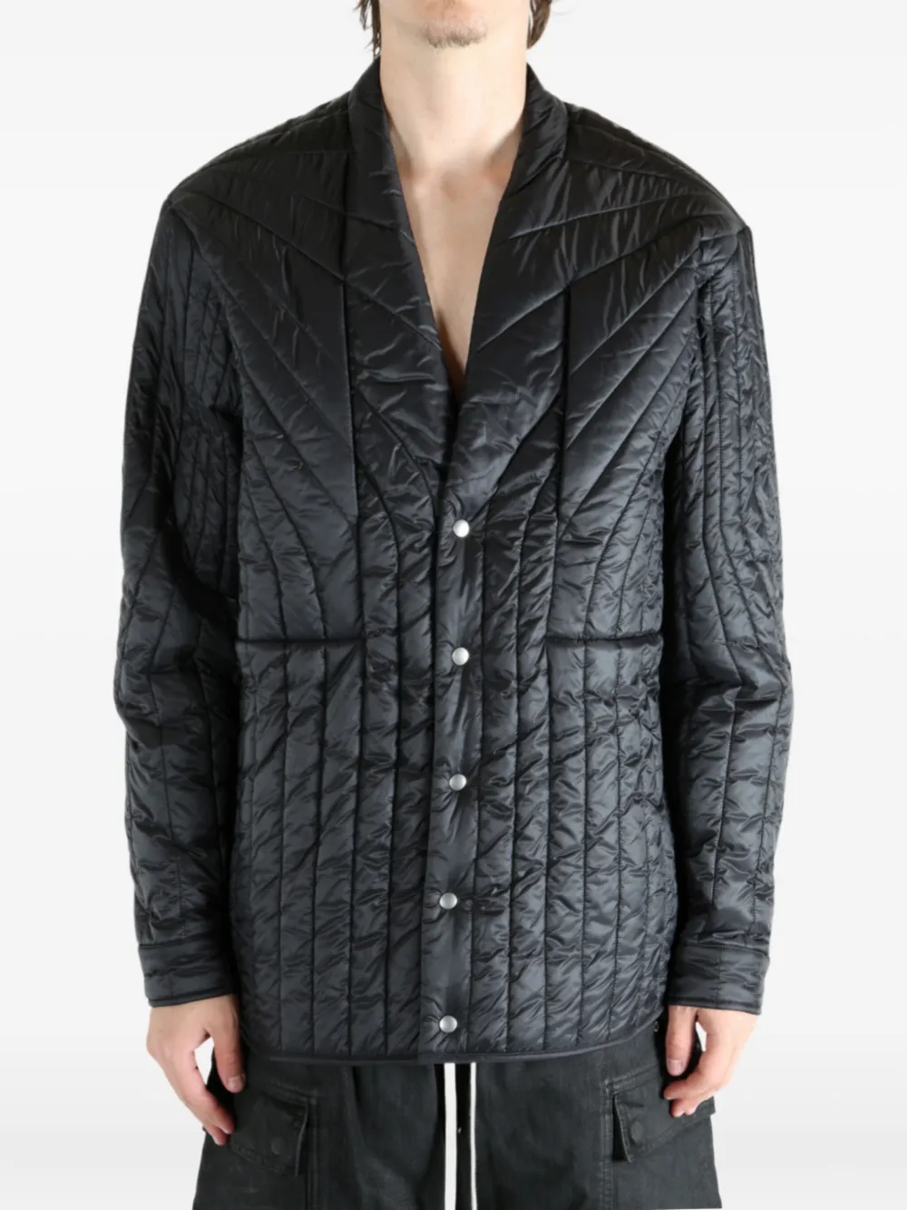 Rick Owens quilted panelled jacket | Down Jackets | Image 2