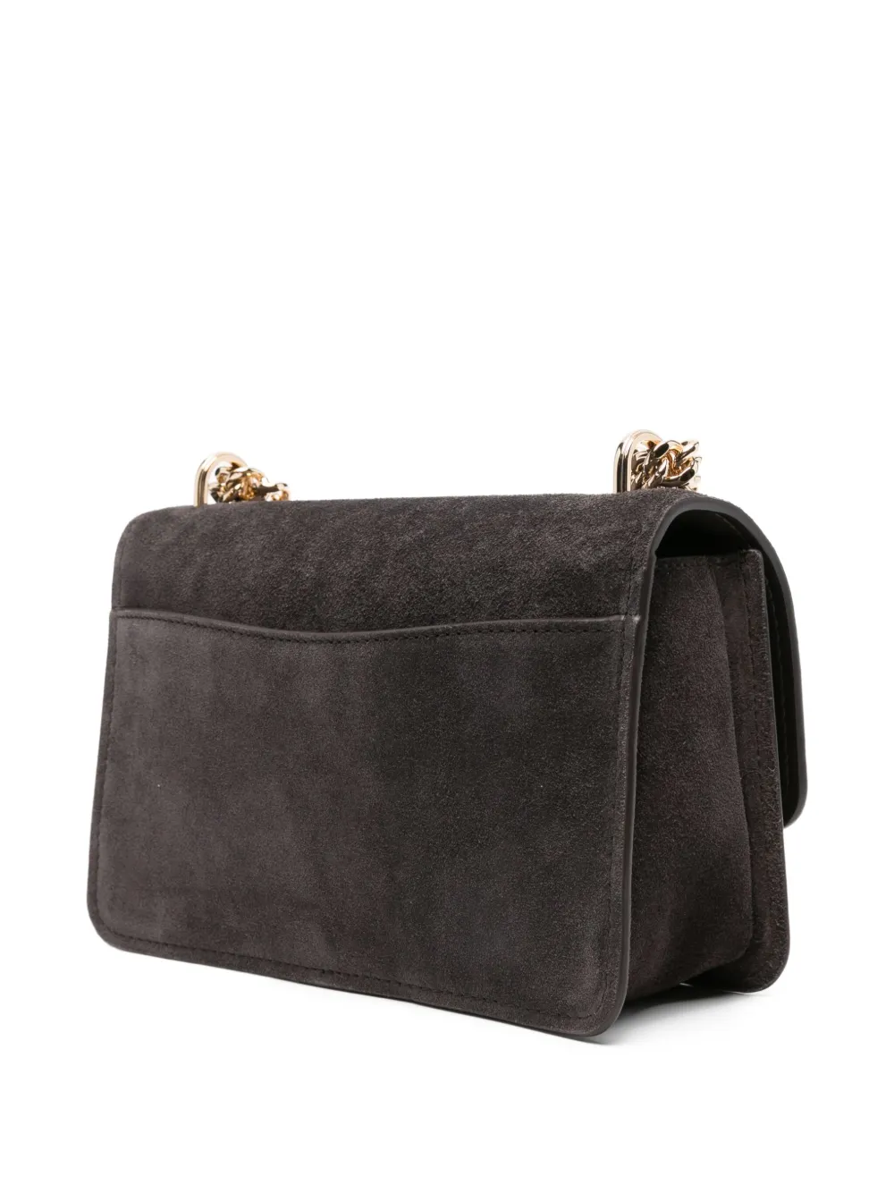 Michael Kors Claire suède schoudertas Bruin