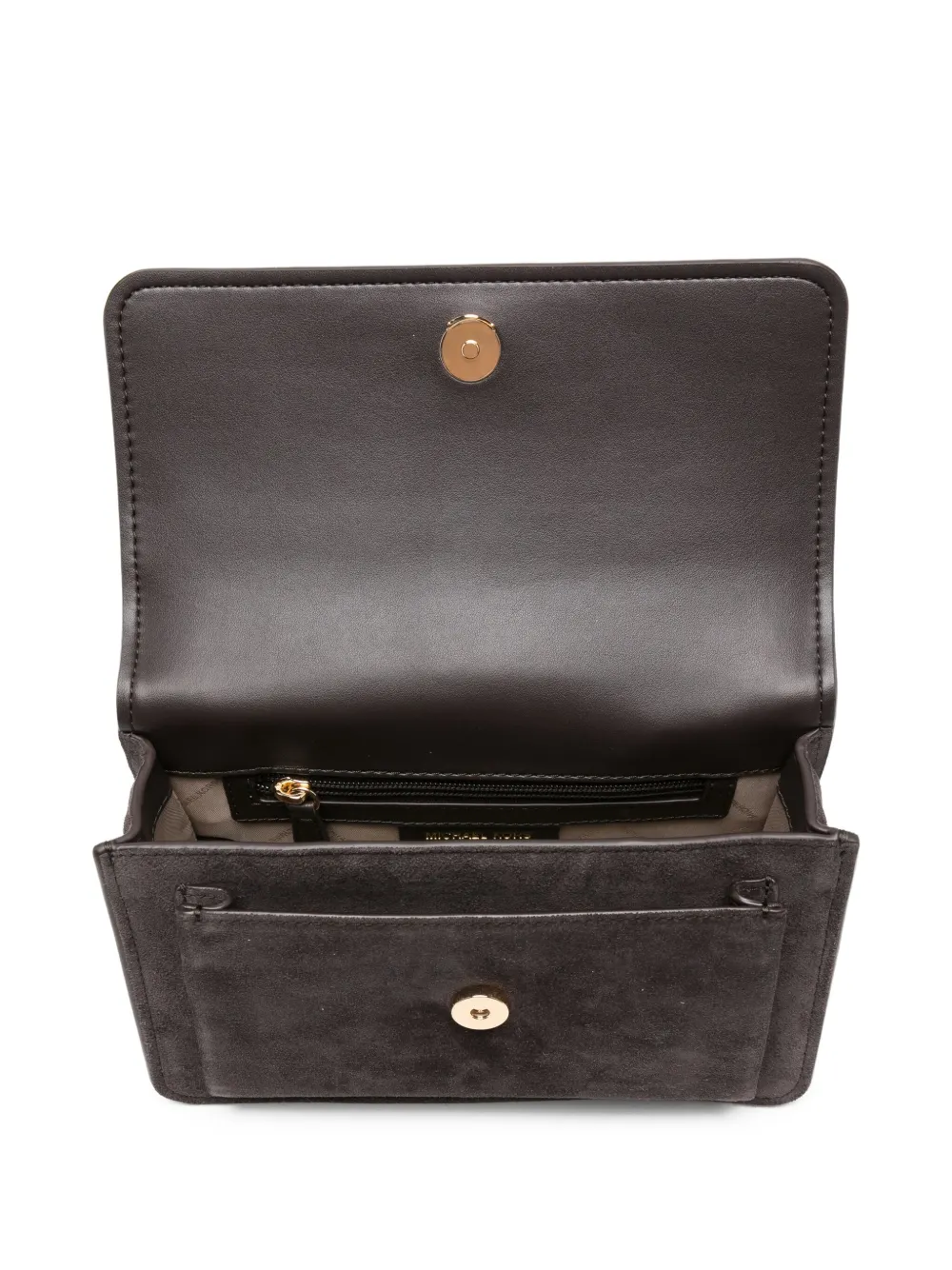 Michael Kors Claire suède schoudertas Bruin