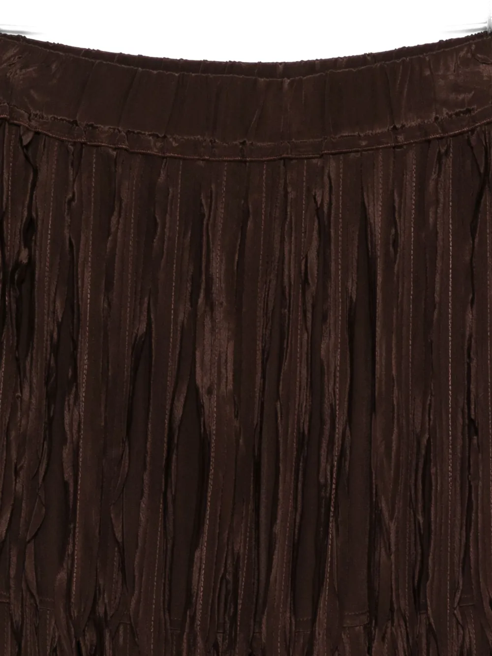 Alysi Pleated Skirt In Brown