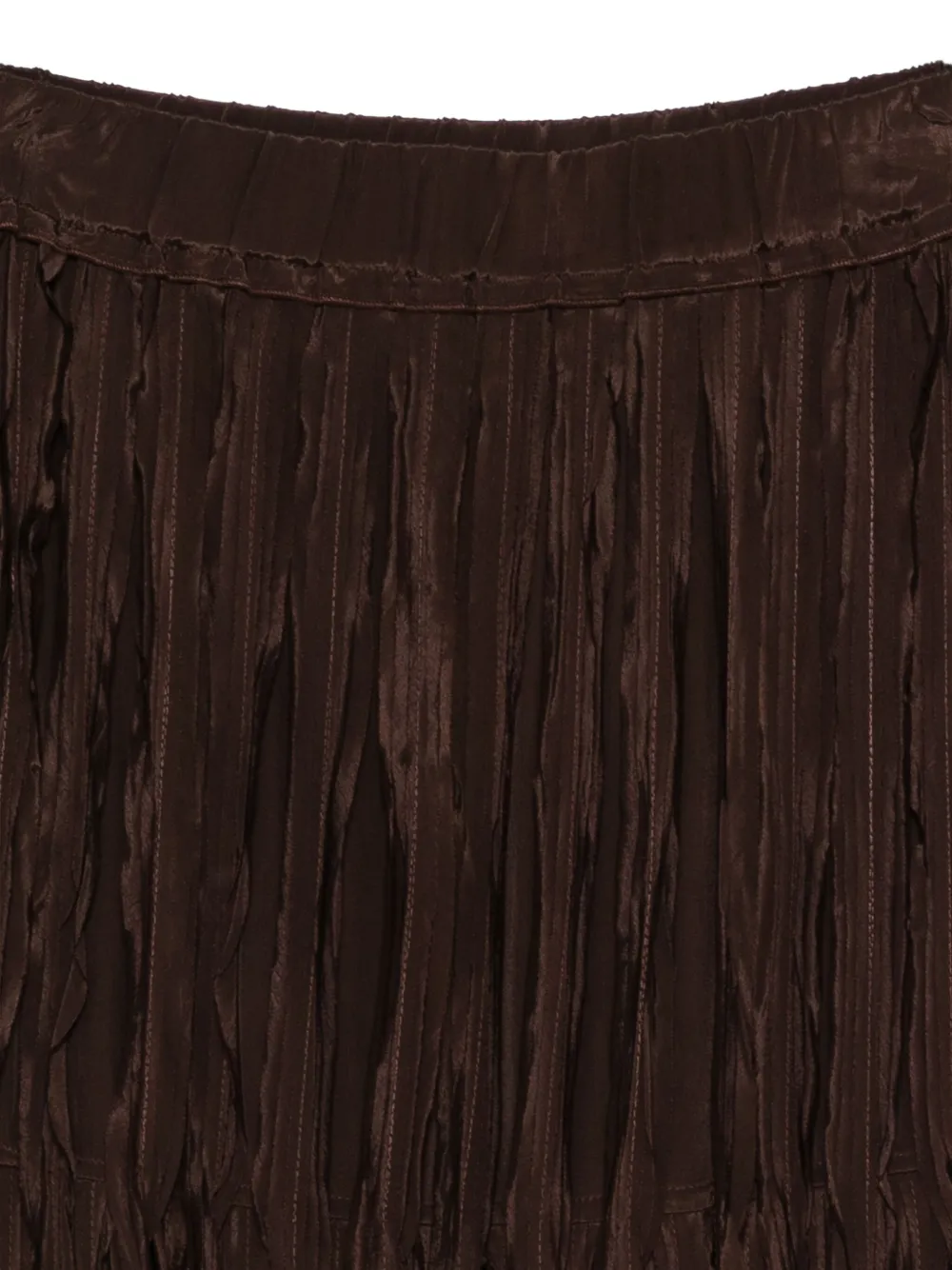  Alysi Pleated Skirt - Brown 