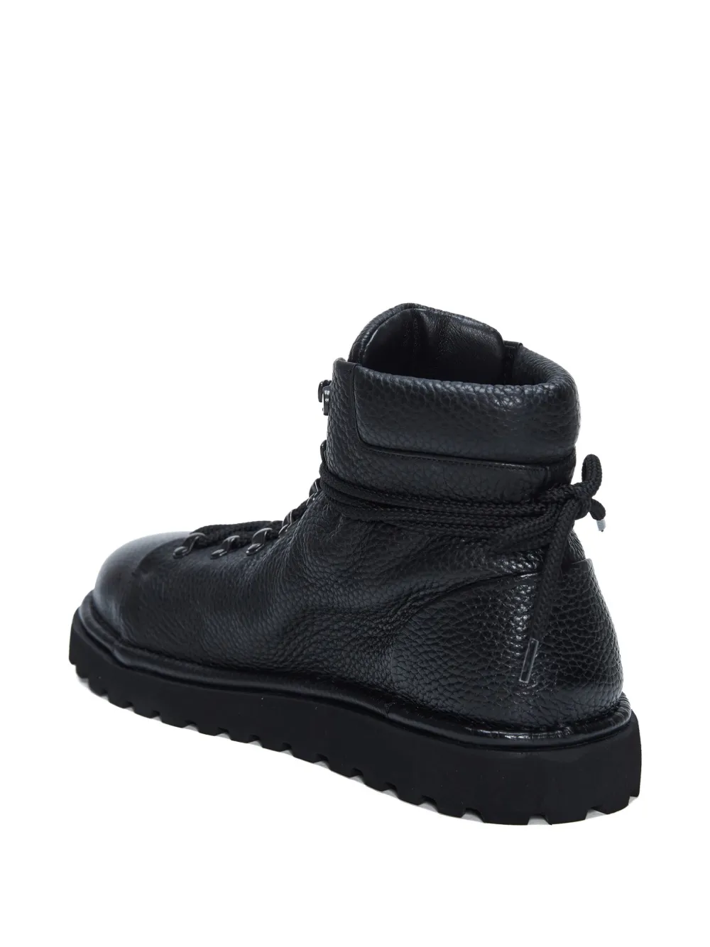 Marsèll pebble-grain leather boots Black