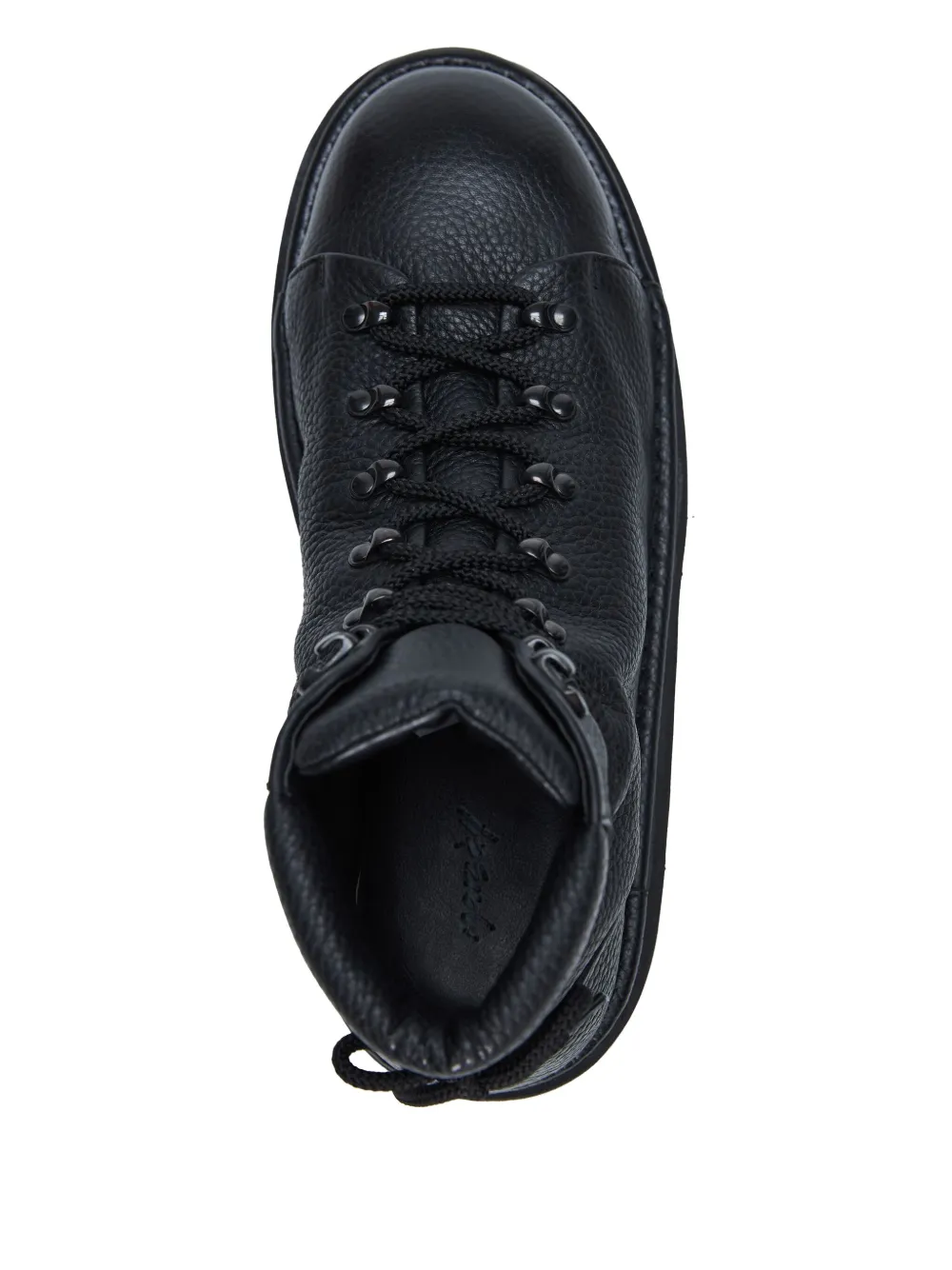 Marsèll pebble-grain leather boots Black