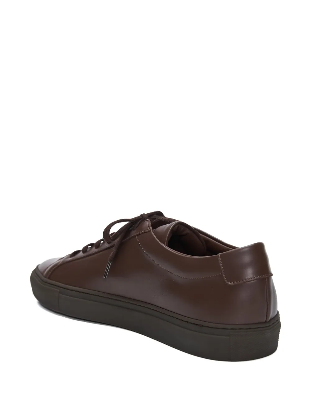 Common Projects leather-panelled lace-up sneakers Brown