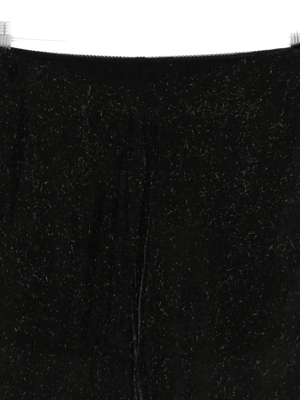 Alysi Metallic-threaded Trousers In Black