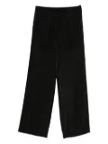 Alysi metallic-threaded trousers - Black