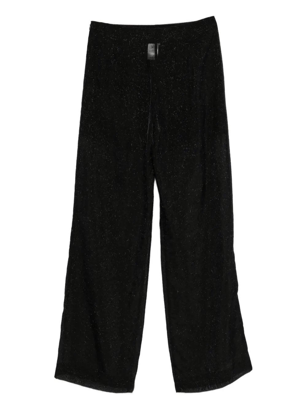 Alysi metallic-threaded trousers | Straight-Leg Pants | Image 2