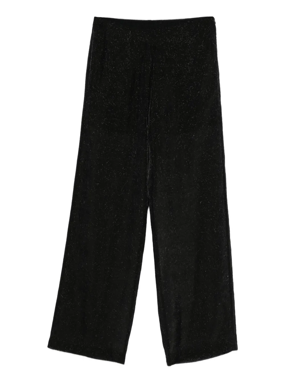 Alysi metallic-threaded trousers | Black | Image 1
