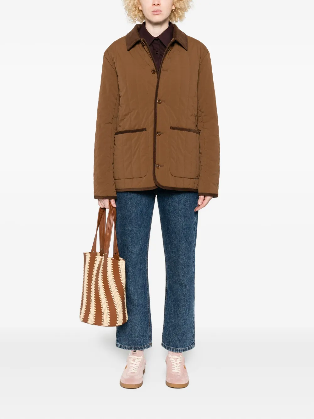A.P.C. quilted-pattern jacket | Down Jackets | Image 2