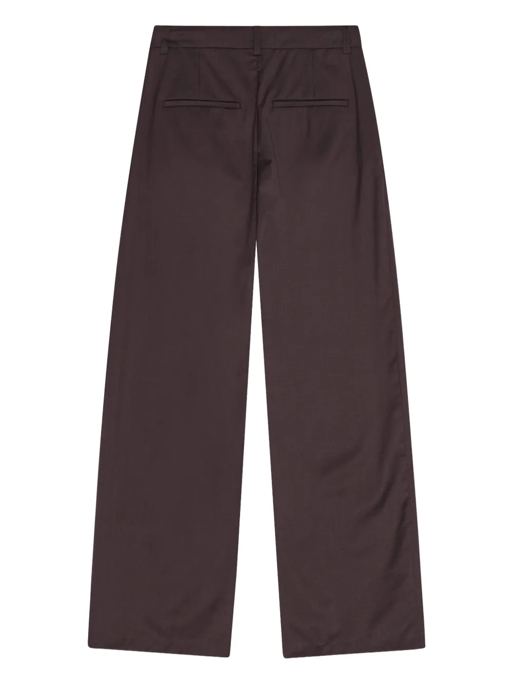 REMAIN pleated-front back-pockets trousers - Bruin