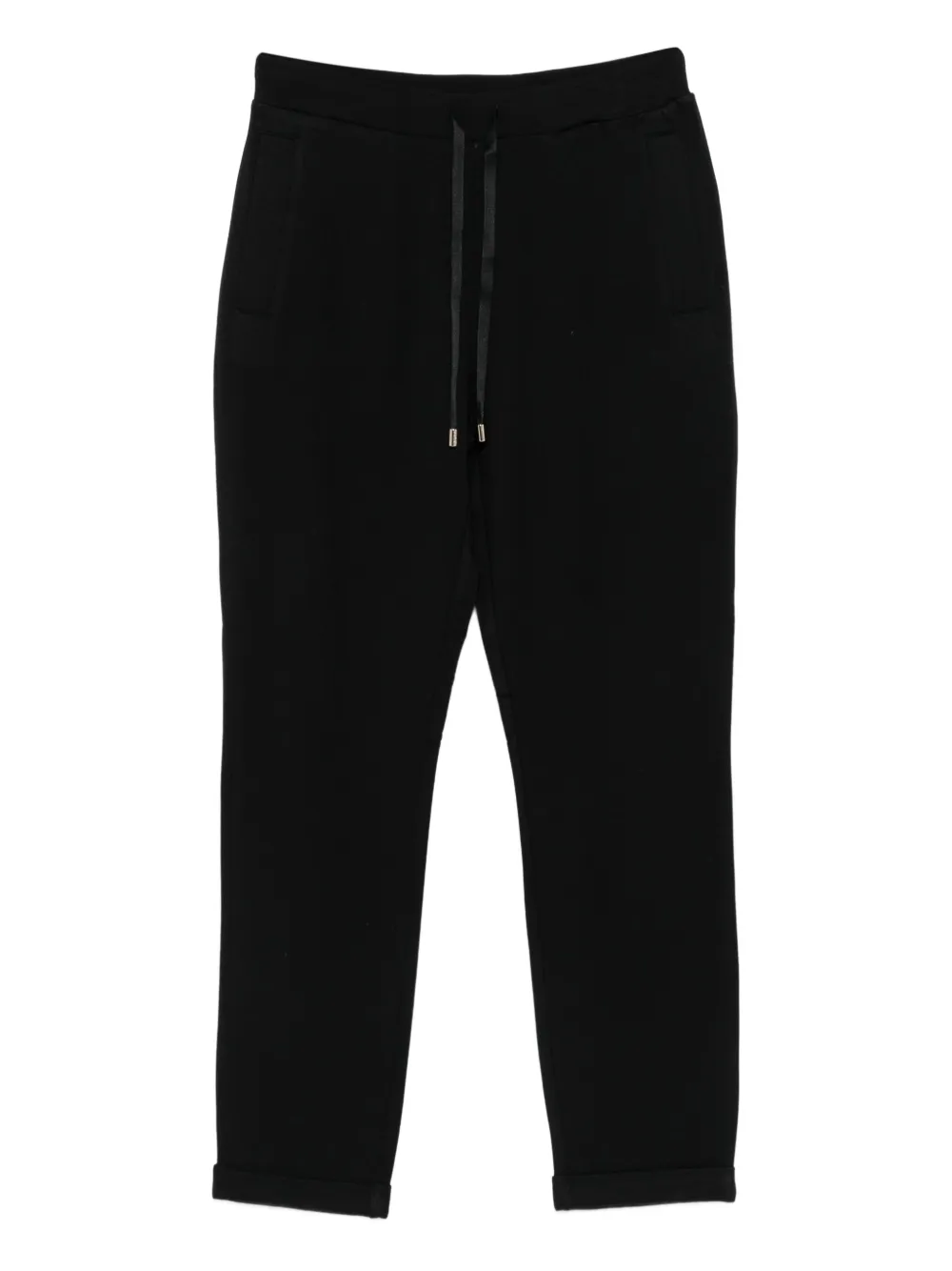 LIU JO cuffed drawstring trousers | Black | Image 1