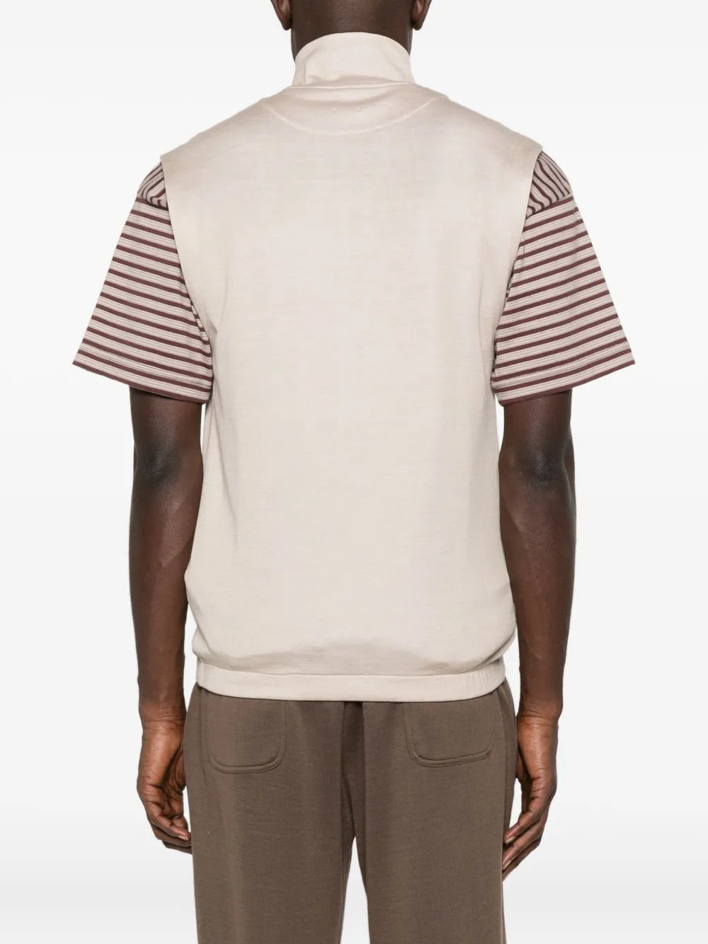 Eleventy Spencer met rits Beige