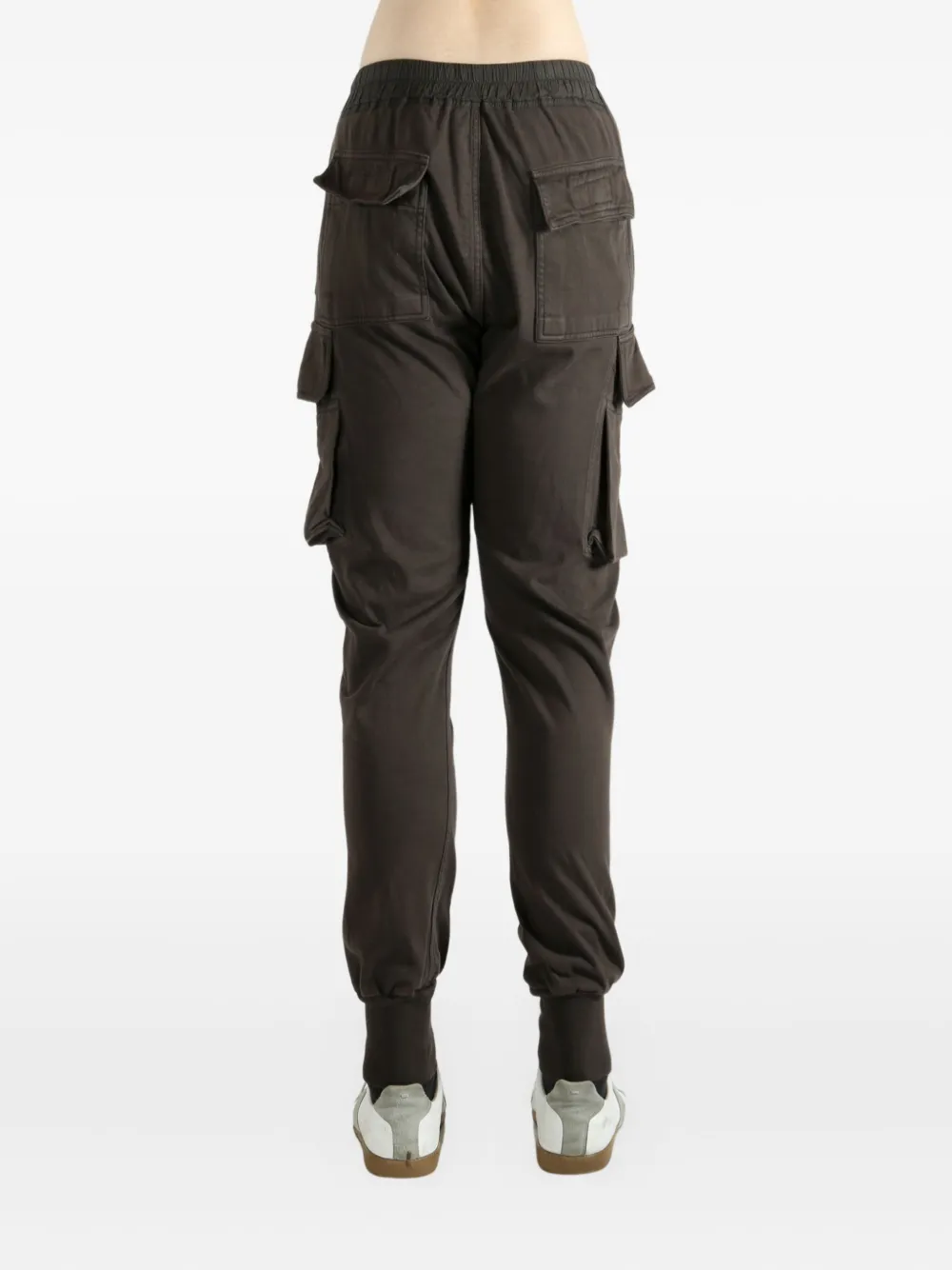 Rick Owens Drkshdw Mastodon-cut Drawstring Cargo Pants In Brown