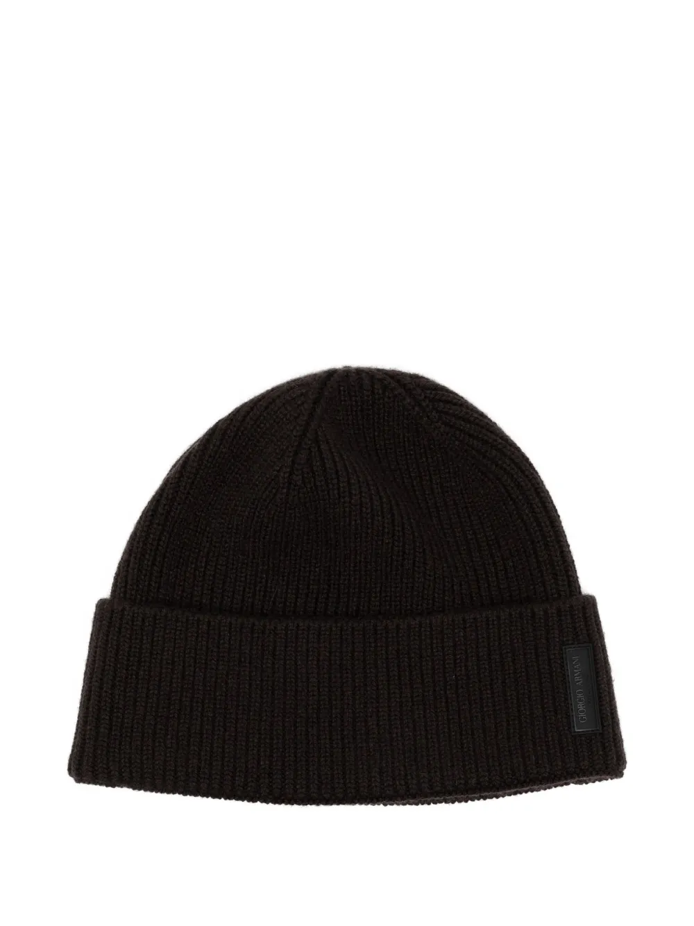 Giorgio Armani Cashmere Beanie In Black