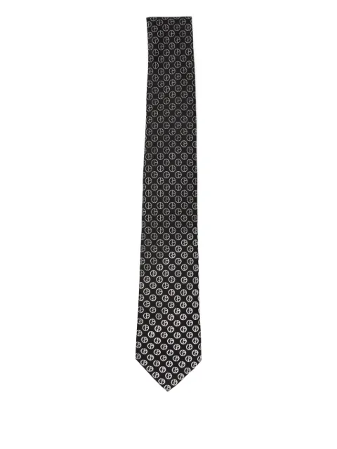 Giorgio Armani corbata de seda con monograma