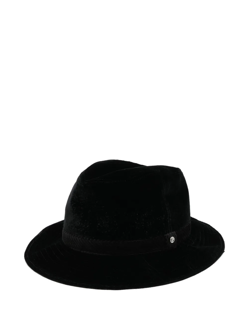 Giorgio Armani Fedora Hats In Black