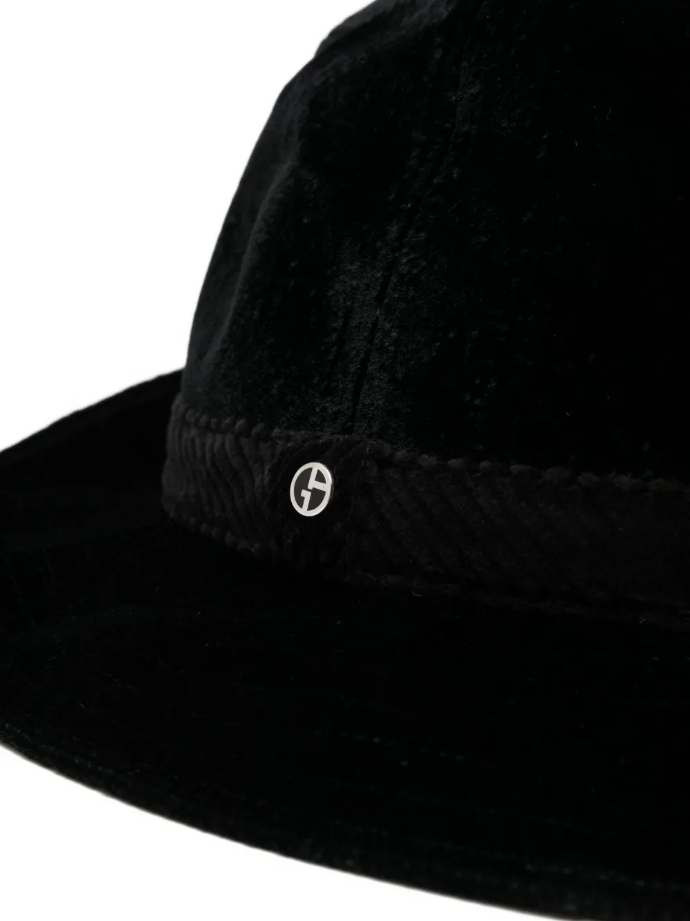 Giorgio Armani Fedora Hats In Black