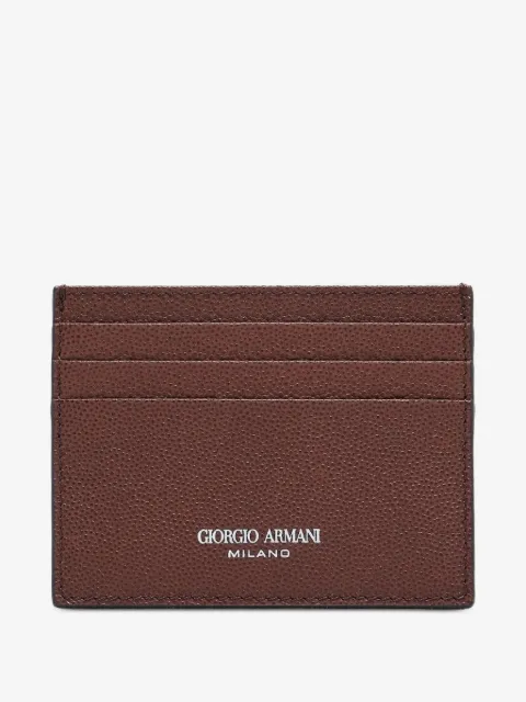 Giorgio Armani leather card holder