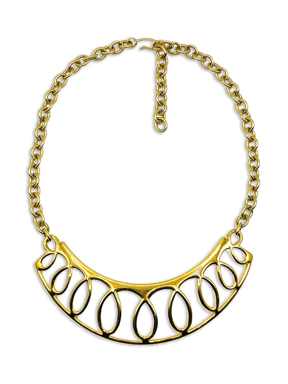 Jennifer Gibson Jewellery Collana con catena anni '80 - Oro
