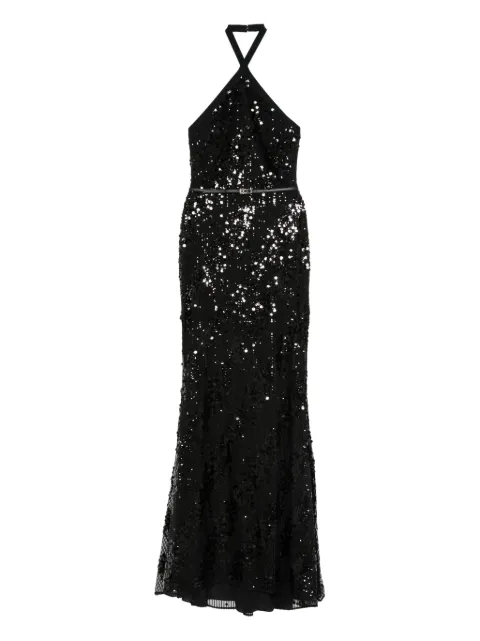 Elie Saab halter-neck sequin dress