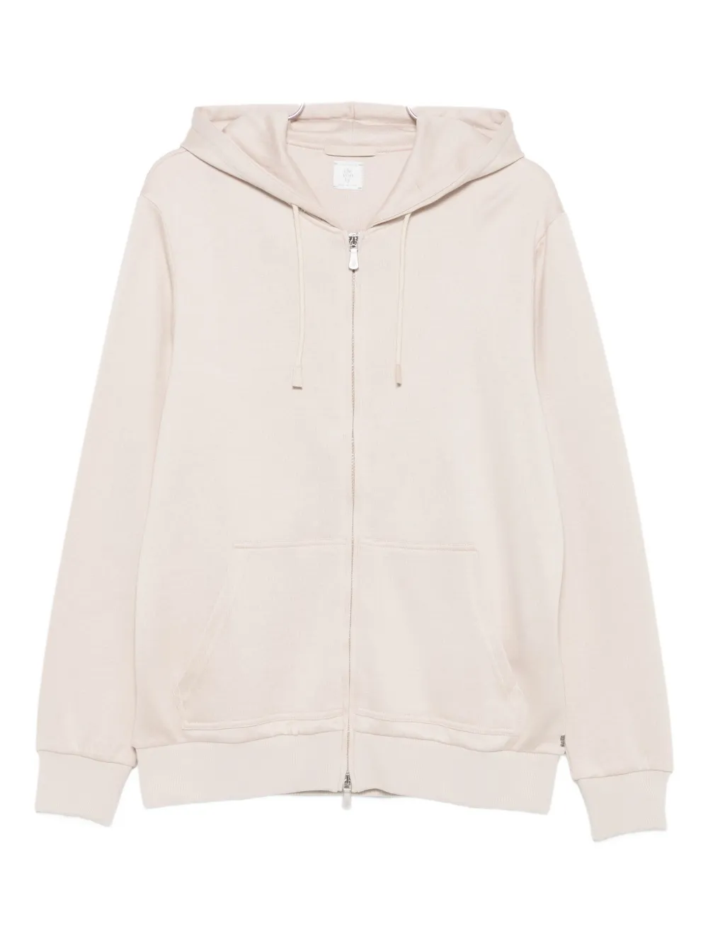 Eleventy Zip-up Hoodie In Neutral