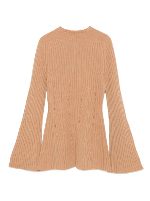 TWINSET ribbed bell-sleeve sweater