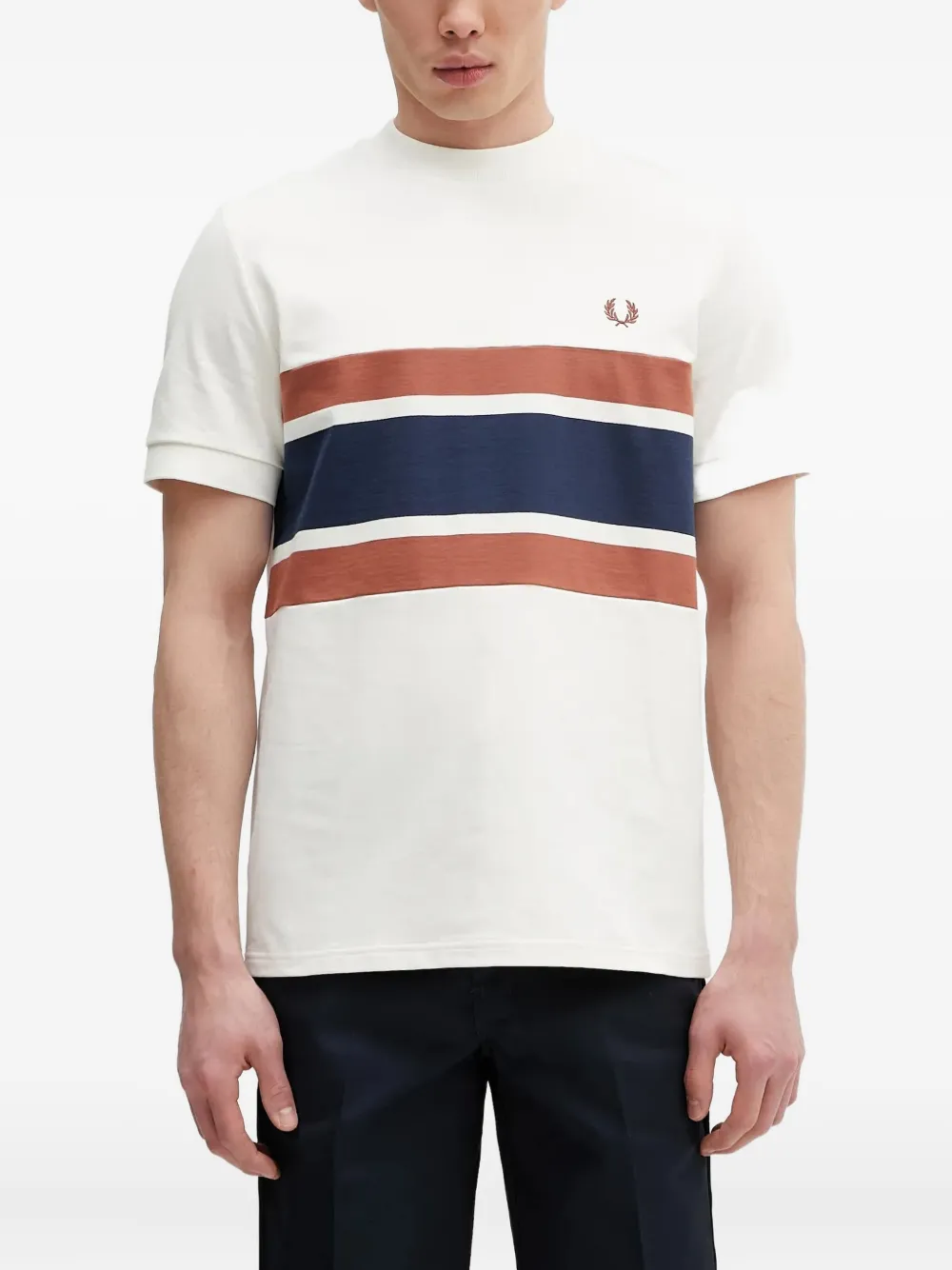 Fred Perry playera con logo bordado | neutro | Image 1