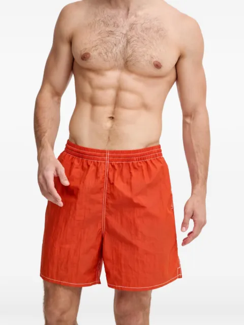 Gramicci contrast-stitch logo-patch swim shorts