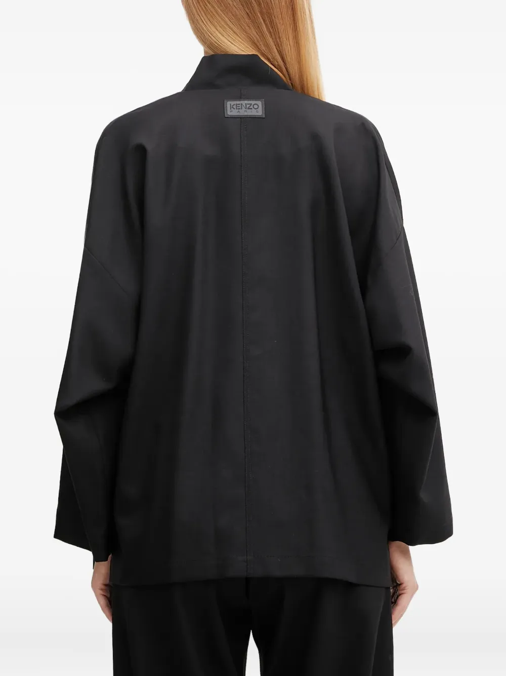 Kenzo Jack met gestrikte taille Zwart