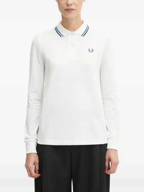 Fred Perry logo-embroidered polo top