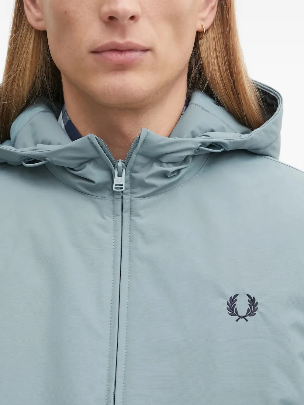 Fred Perry Jack met geborduurd logo Blauw