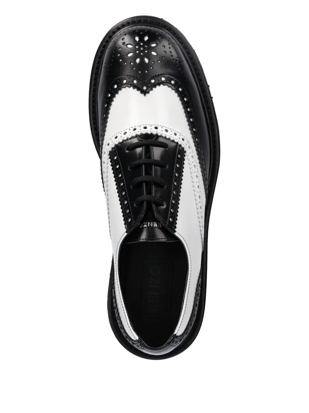 Kenzo Brogues met veters Zwart