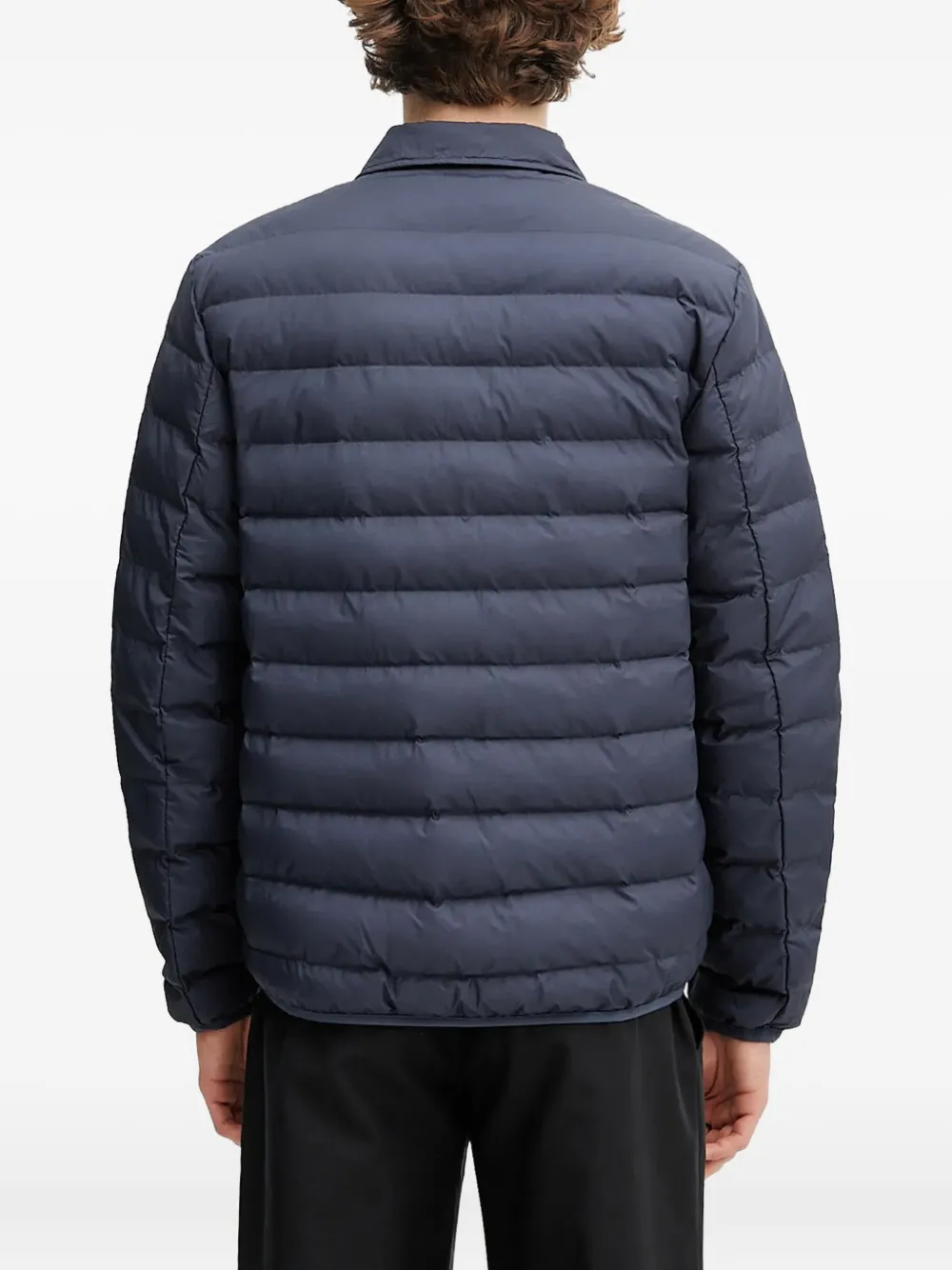 Fred Perry Gewatteerd jack met geborduurd logo Blauw