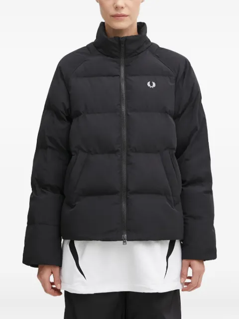 Fred Perry logo-embroidered padded jacket