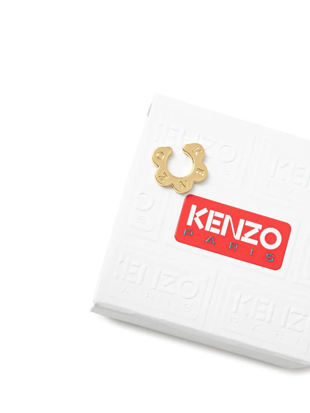 Kenzo Oorcuff met bloem - Goud