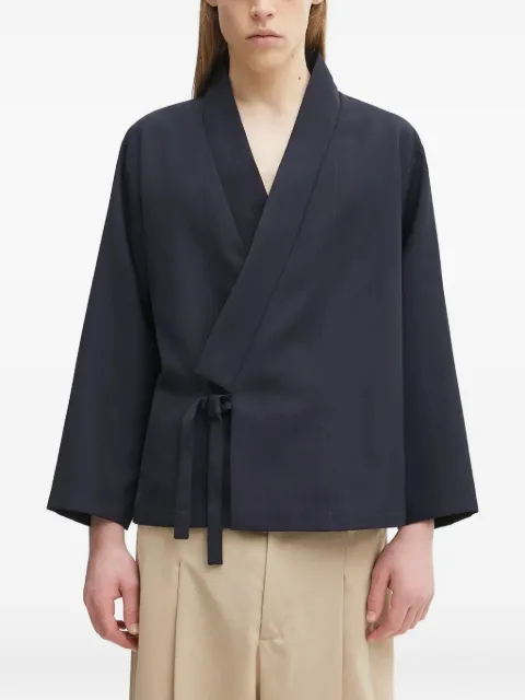 Kenzo tie-waist flower-detail jacket