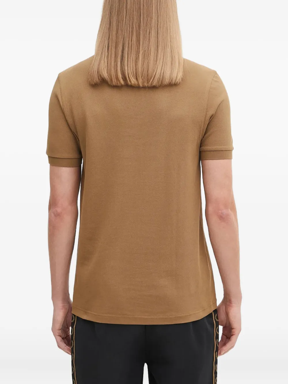 Fred Perry Logo-embroidered Polo Shirt In Burgundy