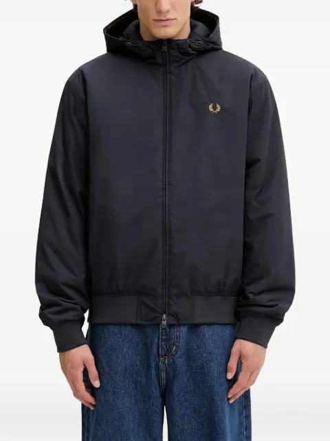 Fred Perry logo-embroidered bomber jacket