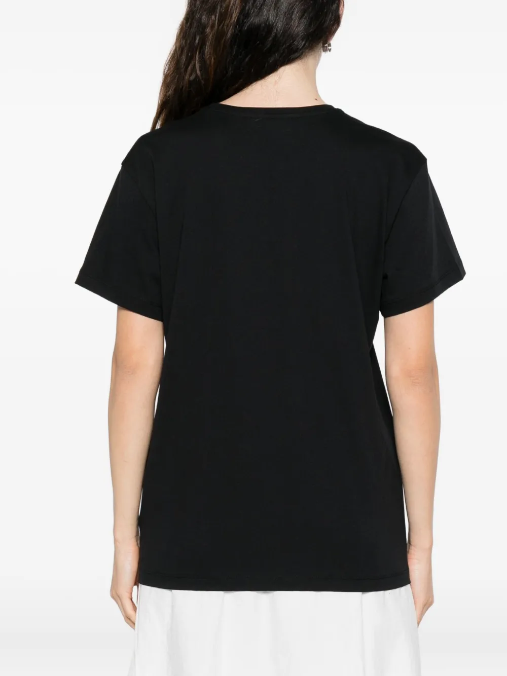 Twinset Logo-detail T-shirt In Black