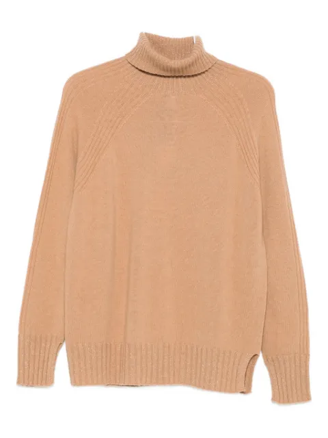 TWINSET turtleneck ribbed sweater