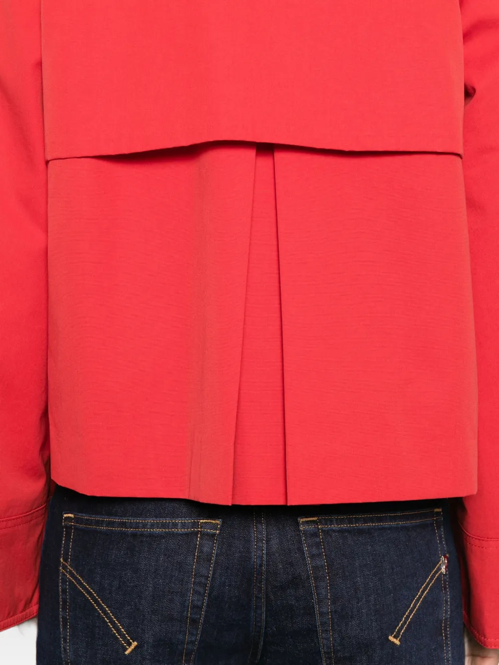 Skall Studio Gaby Corduroy-collar Jacket In Red